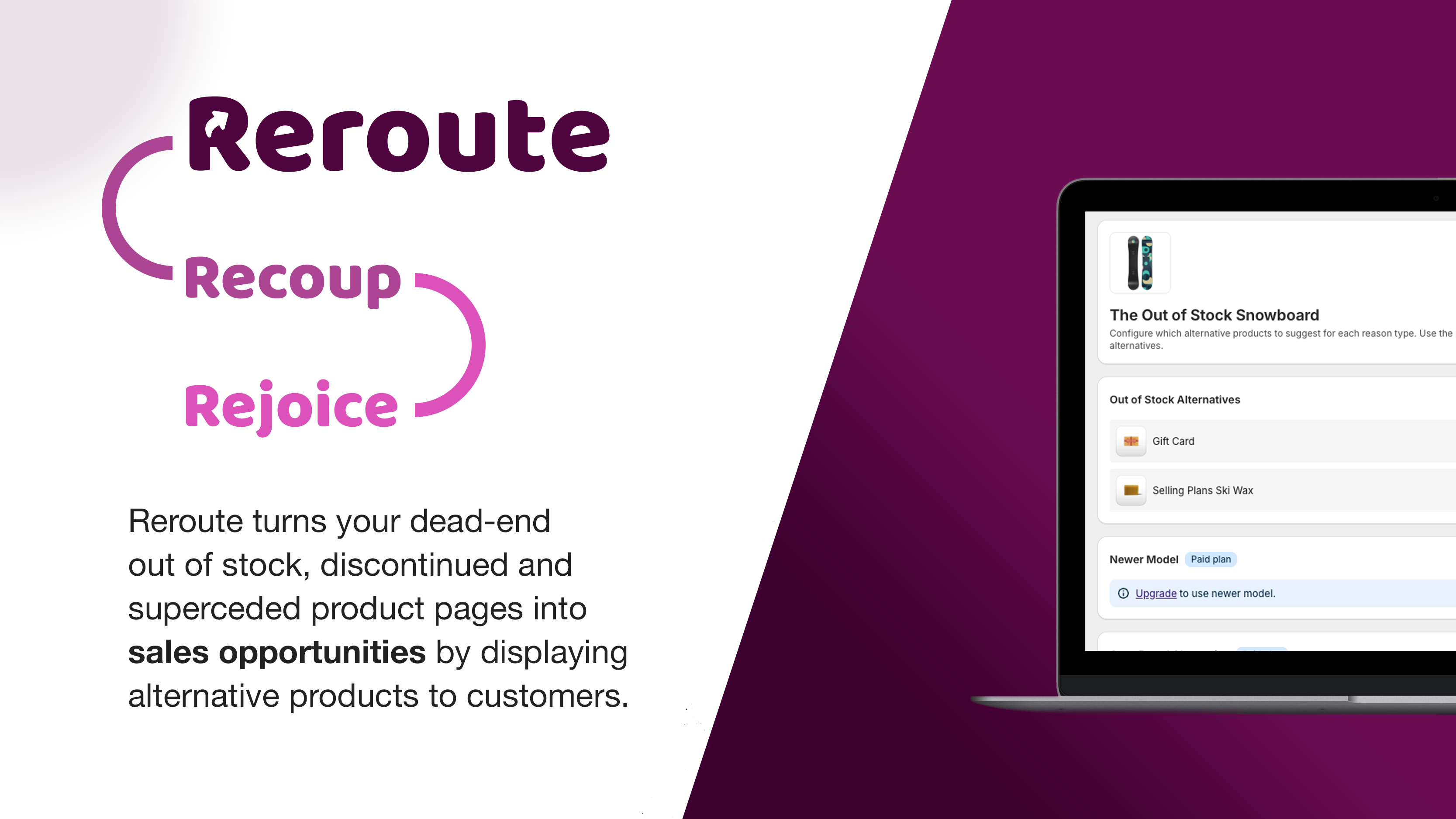 Reroute app screenshot 3